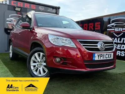 Używany VW Tiguan Match 140 KM (102 kW) 2011 Czerwony SUV