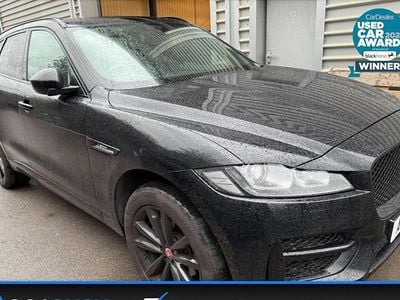 Black Used 2018 Jaguar F-Pace R-Sport SUV | £13,795 (Fair price)