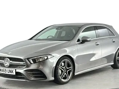 Used Mercedes A35 AMG Premium 306 HP (225 kW) 2019 Grey Hatchback