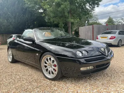 Used Alfa Romeo Spider 218 HP (160 kW) 2003 Black Cabriolet