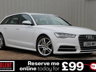 Used Audi A6 S-Line 218 HP (160 kW) 2016 White Estate