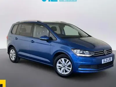 Used VW Touran SE 150 HP (110 kW) 2021 Blue MPV