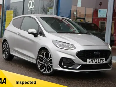 Used Ford Fiesta ST-Line 125 HP (91 kW) 2022 Silver Hatchback