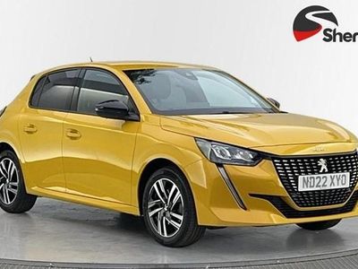 Used Peugeot 208 Allure Premium 2022 Yellow Hatchback