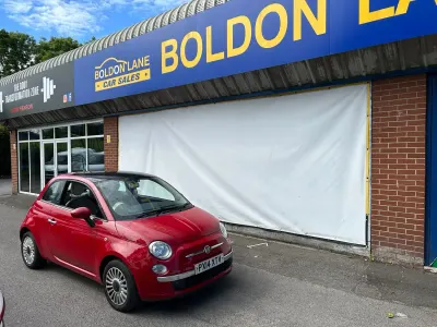 Used Fiat 500 Lounge 69 HP (50 kW) 2014 Red Hatchback