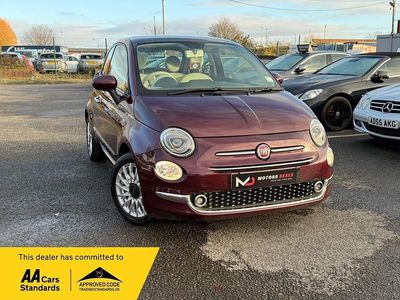 Used Fiat 500 Lounge 69 HP (50 kW) 2016 Red Hatchback