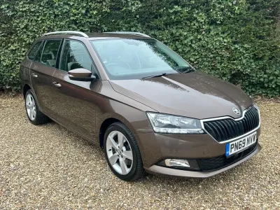Usado Skoda Fabia SE L 110 HP (80 kW) 2019 Castanho Carrinha