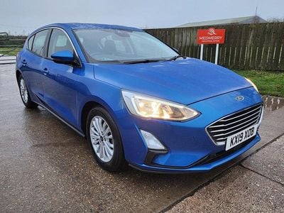 Blue Used 2019 Ford Focus Titanium Hatchback | £8,495 (Fair price)