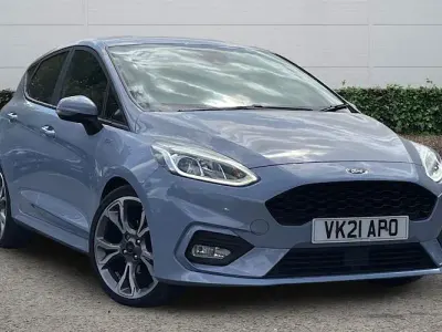 Used Ford Fiesta ST-Line X 125 HP (91 kW) 2021 Blue Hatchback