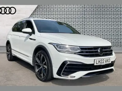 Used VW Tiguan Allspace R-line 150 HP (110 kW) 2022 White SUV