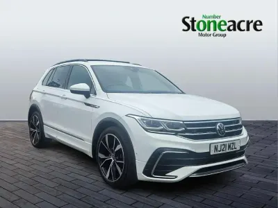 Used VW Tiguan R-line 147 HP (108 kW) 2021 White SUV