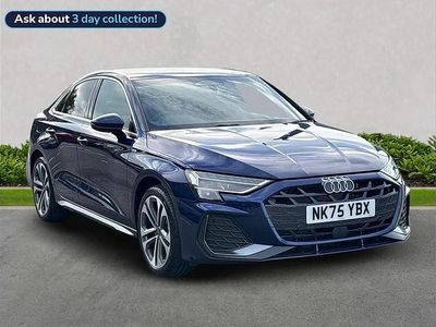 Used Audi A3 S-Line 147 HP (108 kW) 2025 Blue Sedan