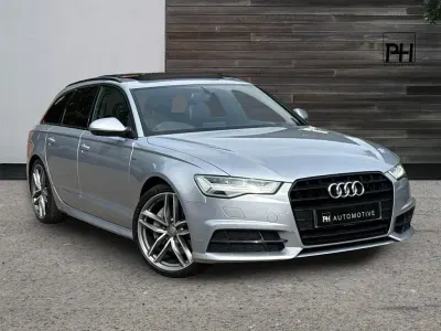 Used Audi A6 Black Edition 218 HP (160 kW) 2017 Silver Estate