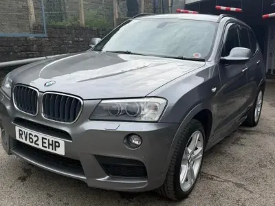 Begagnad BMW X3 M Sport 184 HK (135 kW) 2012 Grå SUV