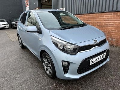 Used Kia Picanto 66 HP (48 kW) 2019 Blue Hatchback