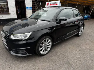 Used Audi A1 S-Line 123 HP (90 kW) 2015 Black Hatchback
