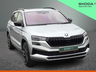 Used Skoda Karoq SportLine 110 HP (80 kW) 2025 Brilliant silver metallic SUV