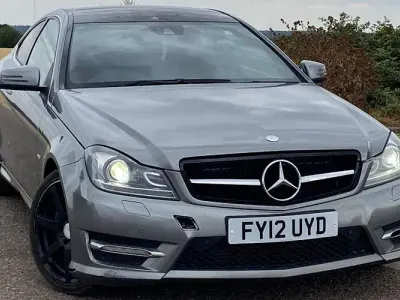 Used Mercedes C220 AMG 170 HP (125 kW) 2012 Silver Coupe
