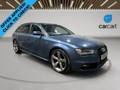 Used Audi A4 Black Edition 150 HP (110 kW) 2015 Blue Estate
