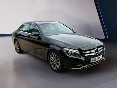 Used Mercedes C200 184 HP (135 kW) 2014 Black Sedan