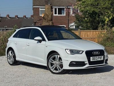 Used Audi A3 S-Line 105 HP (77 kW) 2013 White Hatchback