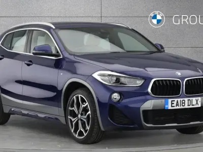 Begagnad BMW X2 M Sport 189 HK (139 kW) 2018 Blå SUV