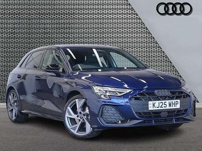 Used Audi A3 Black Edition 147 HP (108 kW) 2025 Blue Hatchback