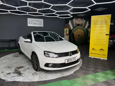 Begagnad VW Eos Sportline 140 HK (102 kW) 2015 Vit Cab
