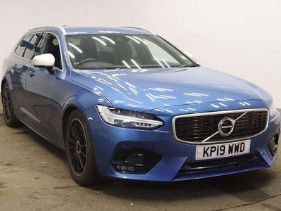 Used Volvo V90 R-Design 190 HP (139 kW) 2019 Blue Estate