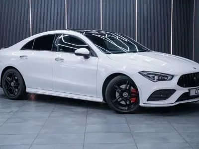 Begagnad Mercedes CLA220 AMG Line Premium Plus 190 HK (139 kW) 2020 Vit Sedan