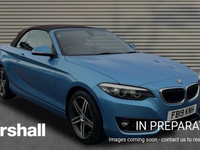 used BMW 218 2 Series Convertible i Sport 2dr [Nav] Step Auto