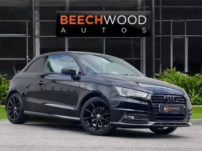 Used Audi A1 S-Line 150 HP (110 kW) 2016 Black Hatchback