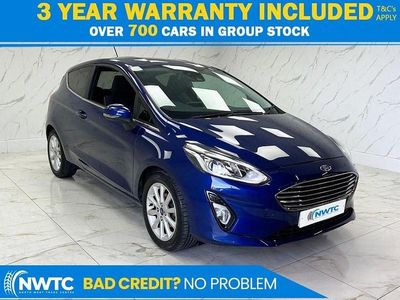 Used Ford Fiesta Titanium 100 HP (73 kW) 2017 Blue Hatchback