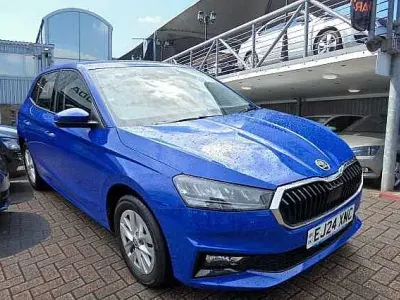 Used Skoda Fabia Comfort 94 HP (69 kW) 2024 Energy blue Hatchback