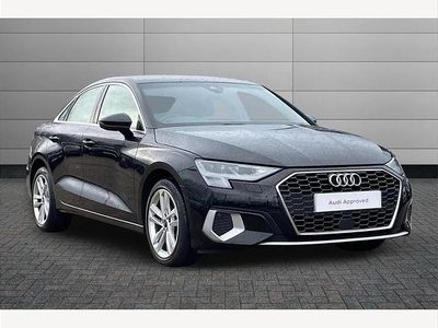 Brilliant black Used 2021 Audi A3 Sport Sedan | £16,050 (Fair price)