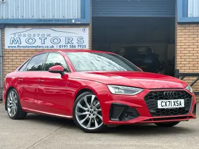 Used Audi A4 S-Line 150 HP (110 kW) 2021 Red Sedan