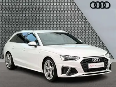 Used Audi A4 S-Line 200 HP (147 kW) 2023 White Estate