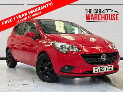 Used Vauxhall Corsa 75 HP (55 kW) 2019 Red Hatchback
