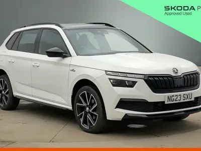 Used Skoda Kamiq Monte Carlo 110 HP (80 kW) 2023 Candy white SUV