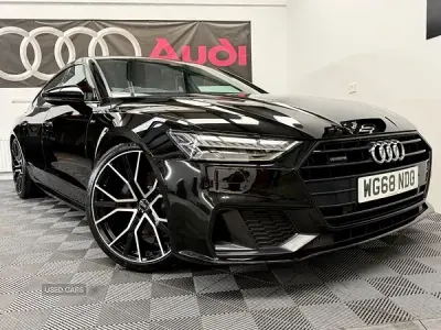 Used Audi A7 S-Line 286 HP (210 kW) 2018 Black Hatchback