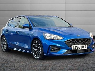 Desert island blue Used 2018 Ford Focus ST-Line X Hatchback | £8,200 (Fair price)
