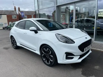 Used Ford Puma ST-Line X 125 HP (91 kW) 2021 White SUV