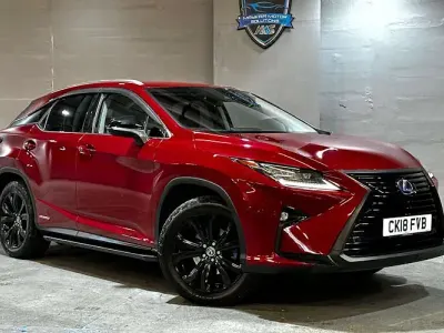 Usado Lexus RX450h Sport Line 313 CV (230 kW) 2018 Rojo SUV