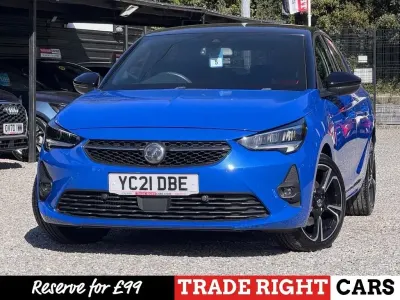 Second-hand Vauxhall Corsa SRi 100 CP (73 kW) 2021 Albastru Hatchback