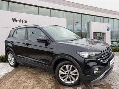 Used VW T-Cross SE 95 HP (69 kW) 2022 Black SUV