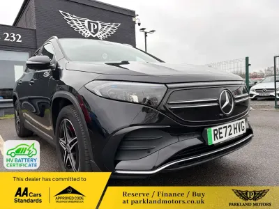 Käytetty Mercedes EQA350 AMG line 214 kW (292 HP) 2022 Musta Katumaasturi