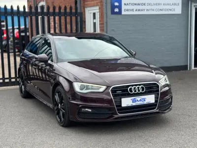 Used Audi A3 Sportback S-Line 184 HP (135 kW) 2014 Red Hatchback