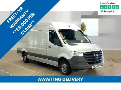 Begagnad Mercedes Sprinter Progressive 150 HK (110 kW) 2022 Silver Van