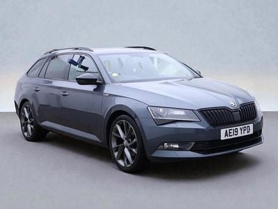 Grey Used 2019 Skoda Superb SportLine Estate | £12,995 (Good price)