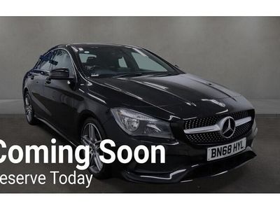 Used Mercedes CLA180 AMG line 122 HP (89 kW) 2018 Black Sedan